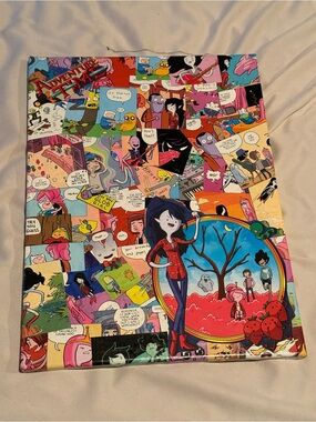 Adventure Time Colorful Comic Collage Wall Art -